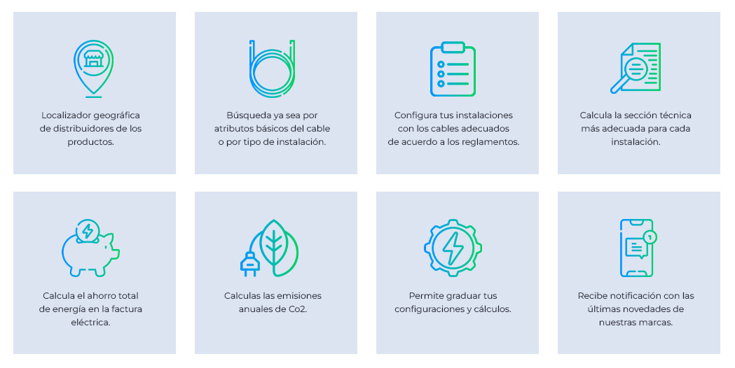 iconos cableapp cable prysmian