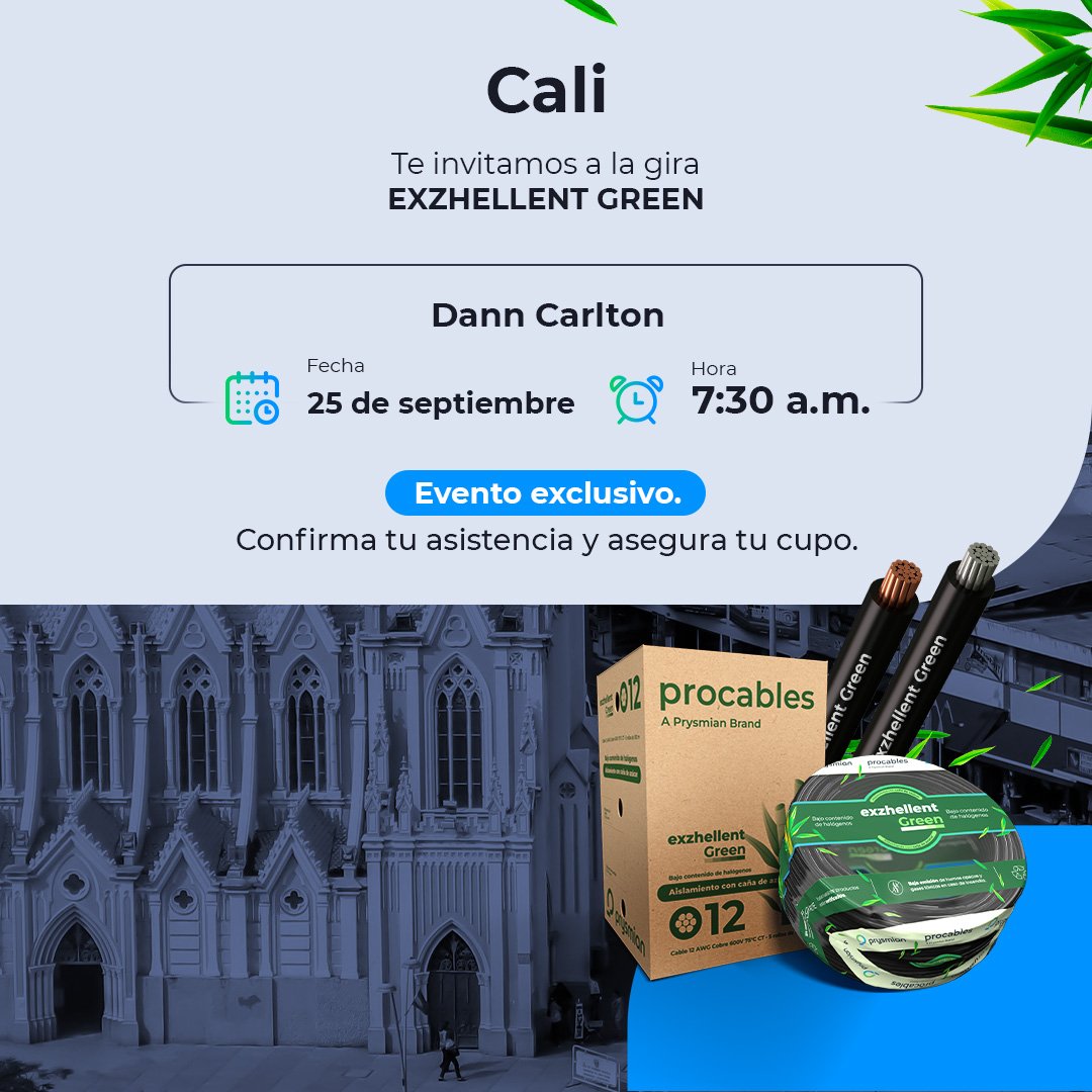 Egreen ciudades eventos prysmian Cali