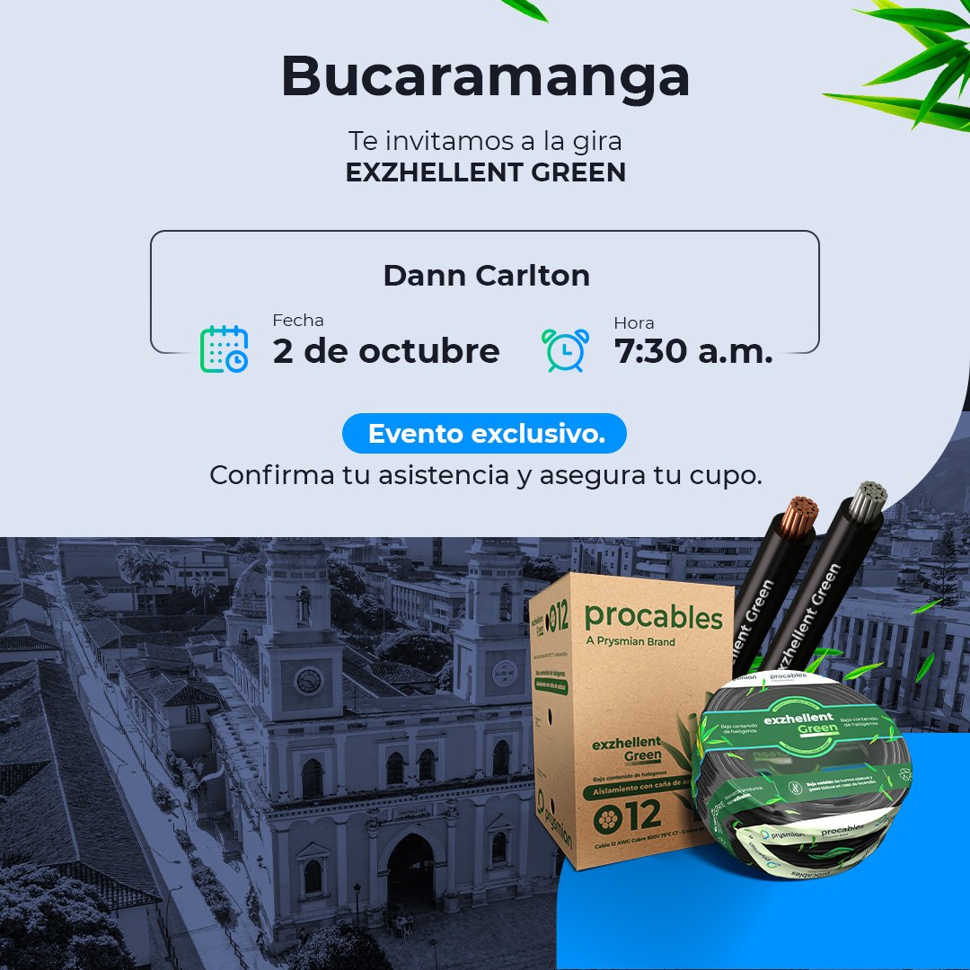 Egreen ciudades eventos prysmian bucaramanga